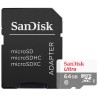 SanDisk MicroSDXC karta 64GB Ultra (80MB/s, Class 10, Android) + adaptér