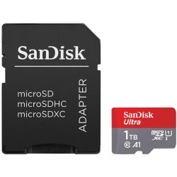 SanDisk Micro SDXC karta 1TB Ultra (150 MB/s, A1 Class 10 UHS-I) + adaptér