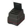 CT37/CT30 XP QBC, kit includes quad battery charger(Cup:CT37-QBC-UCP), power supply, UK power cord. For recharging up to four