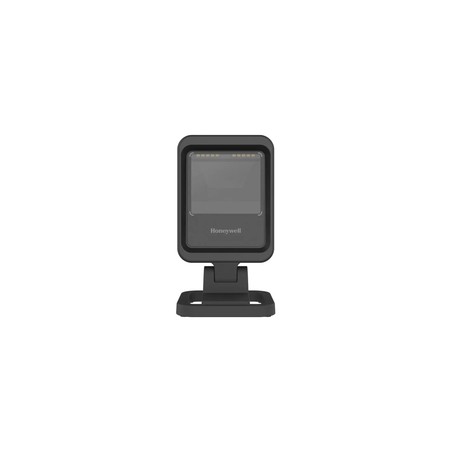 Genesis XP Presentation Scanner: Tethered. 1D, PDF417, 2D, SR focus. Black Scanner. Compatible with RS232/USB/KBW cables (not