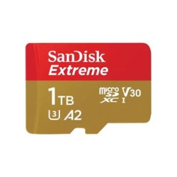 SanDisk micro SDXC karta 1TB Extreme (190 MB/s Class 10, UHS-I U3 V30) + adaptér