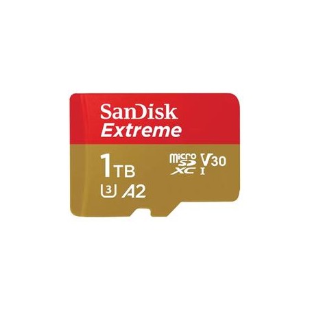 SanDisk micro SDXC karta 1TB Extreme (190 MB/s Class 10, UHS-I U3 V30) + adaptér
