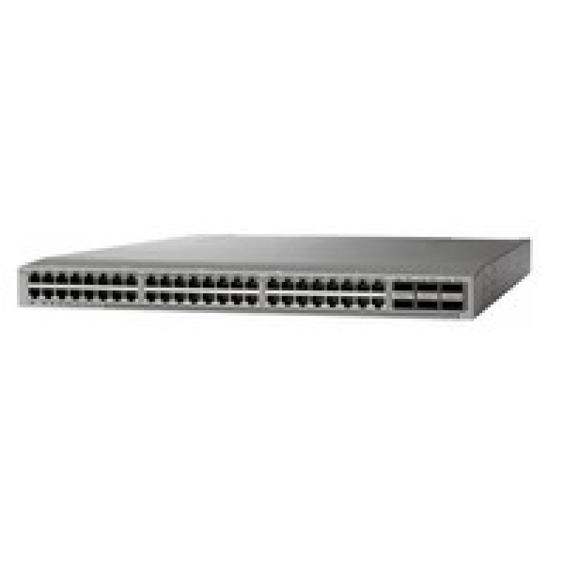 NEXUS 9300 WITH 48P 100M/1/10GT/6P 40/100G QSFP28+ N9KC93108TCFX3