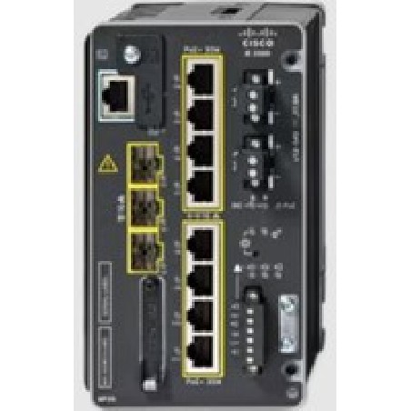 Cisco IE3500 W/ 8 GE PoE+ And 3/GE SFP Modular NE