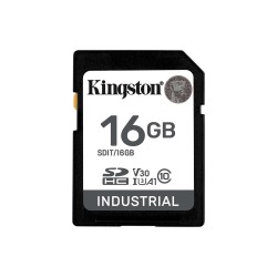 16GB SDHC INDUSTRIAL C10/-40C TO 85C UHS-I U3 V30 A1 PSLC