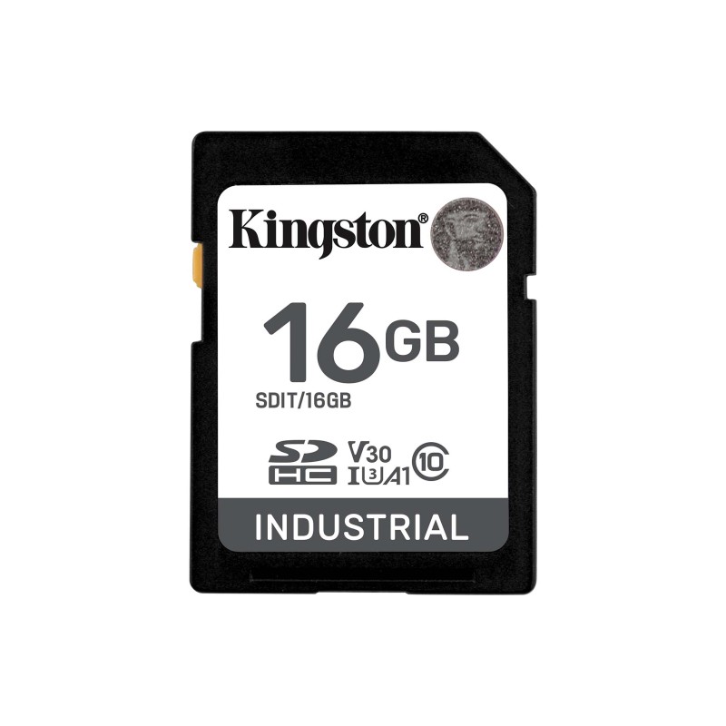 16GB SDHC INDUSTRIAL C10/-40C TO 85C UHS-I U3 V30 A1 PSLC