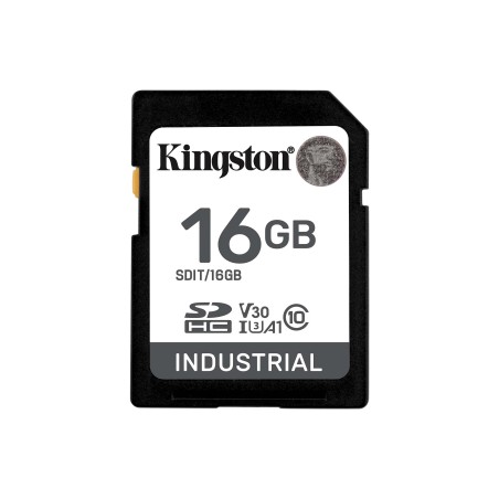 16GB SDHC INDUSTRIAL C10/-40C TO 85C UHS-I U3 V30 A1 PSLC