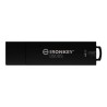 Kingston Ironkey D500S/64GB/USB 3.2/USB-A/Černá