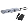 i-tec USB-C Metal Ergonomic 4K 3x Display Docking Station, PD 100W + i-tec Universal Charger 100W (bundle)