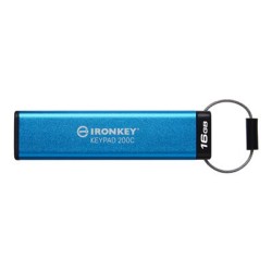 Kingston Flash Disk IronKey 16GB USB-C IronKey Keypad 200C, FIPS 140-3 Lvl 3 (Pending) AES-256