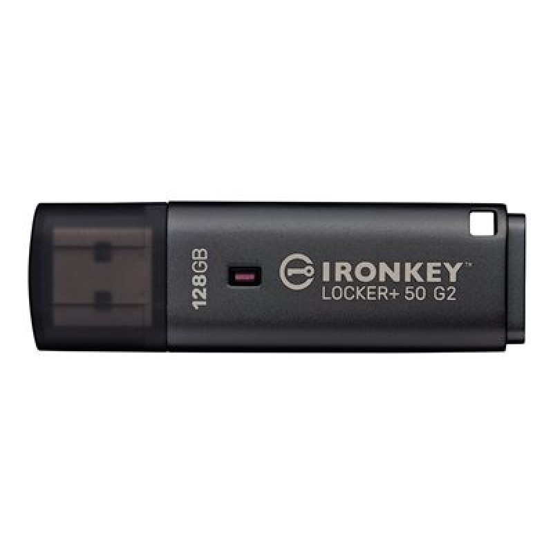 Kingston IronKey Locker+ 50 G2/128GB/USB 3.2 Gen 1 (5Gb/s)/USB-A/Černá
