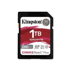 Kingston SDXC karta 1TB Canvas React Plus, UHS-II, U3, V60, R:280/W:150MB/s