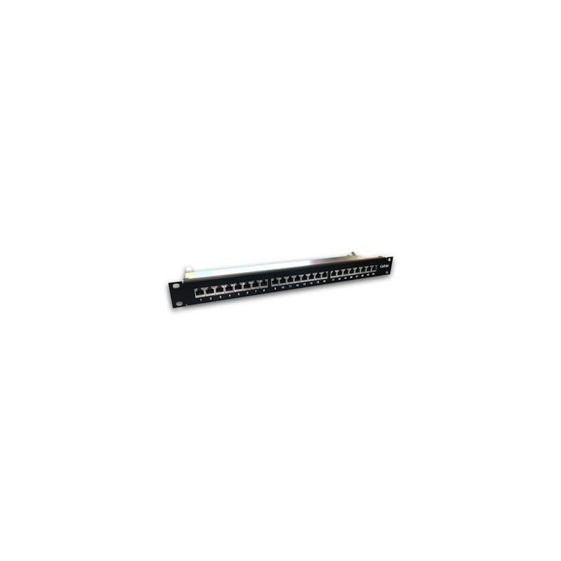 DATACOM 24p. Patch panel 19" STP CAT6A LSA 1U BK