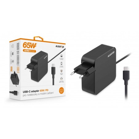 Aligator Power Delivery 65W USB-C adaptér CHNT002
