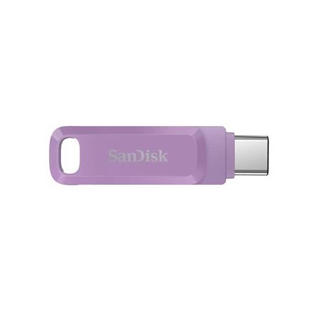 SanDisk Ultra Dual Drive Go/128GB/USB 3.2/USB-A + USB-C/Fialová