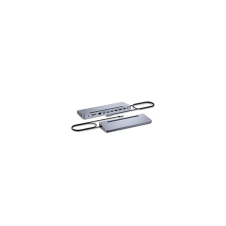 i-tec USB-C Metal Ergonomic 4K 3x Display Docking Station, PD 100W