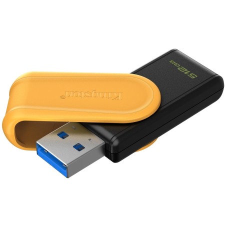 Kingston Flash Disk 512GB USB3.2 Gen 1 DataTraveler Exodia S (Black + Yellow)