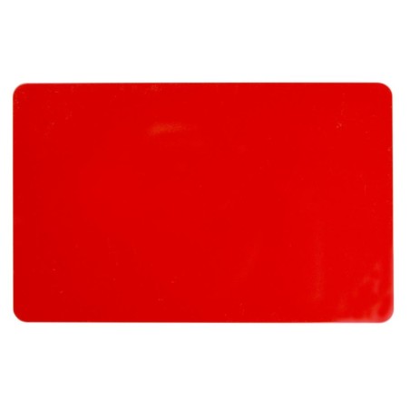 COLOR PVC CARD - RED, 30 MIL (500 CARDS) 104523130