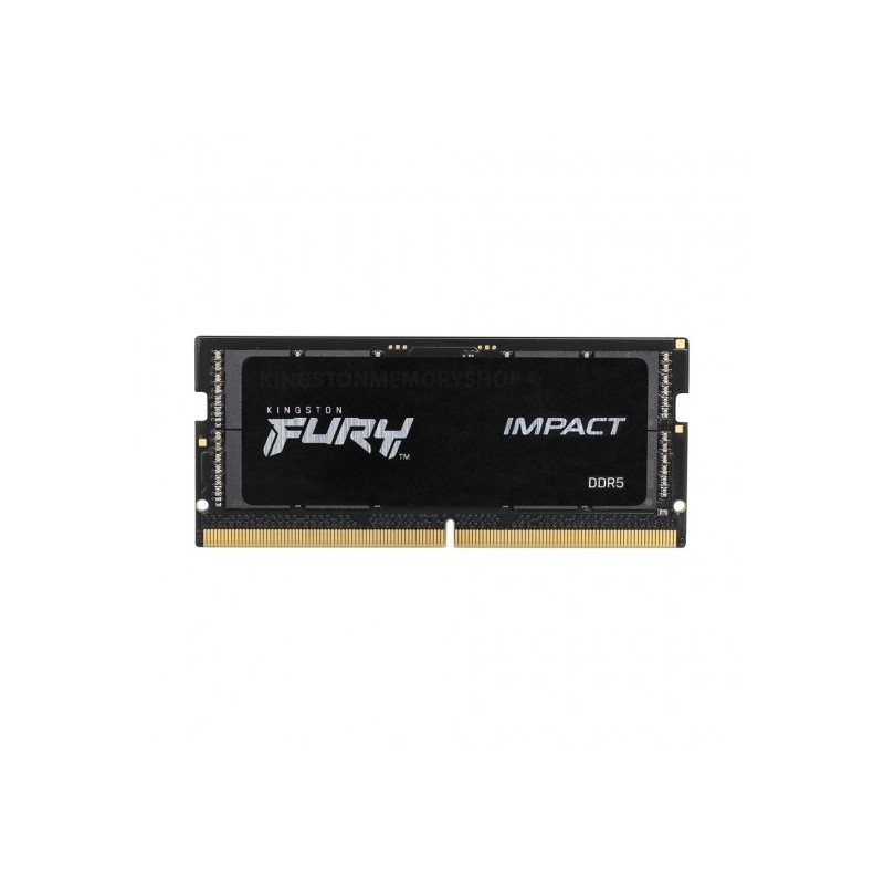 Kingston FURY Impact/SO-DIMM DDR5/16GB/6400MHz/CL38/1x16GB/Black