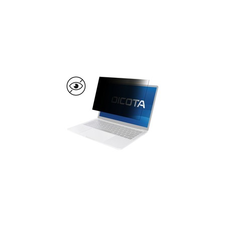 DICOTA - Filtr pro zvýšení soukromí k notebooku - dvoucestné - odstranitelné - lepicí - černá - pro Dell Latitude 7440