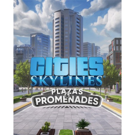 Cities Skylines Plazas & Promenades – herní rozšíření pro PC (elektronická licence)