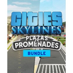 Cities Skylines Plazas & Promenades Bundle – herní rozšíření pro PC (elektronická licence)