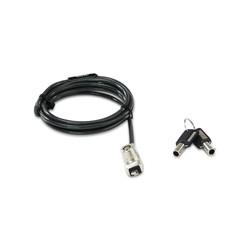 DICOTA BASE XX - Bezpecnostní kabelový zámek - klínový slot - antracitová - 1.5 m
