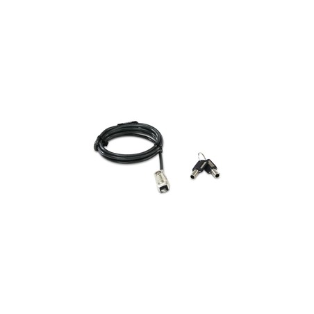 DICOTA BASE XX - Bezpecnostní kabelový zámek - klínový slot - antracitová - 1.5 m