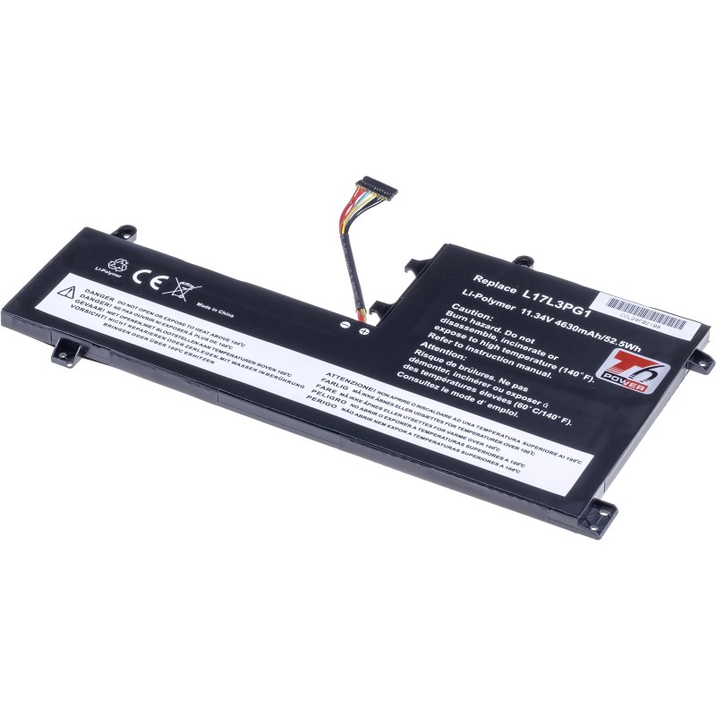 Baterie T6 Power pro Lenovo Legion Y530-15ICH, Y540-15IRH, Y7000, 4630mAh, 52Wh, 3cell, Li-pol