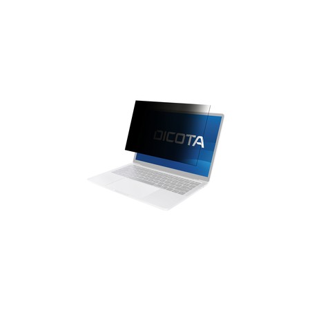 DICOTA - Filtr pro zvýšení soukromí k notebooku - dvoucestné - odstranitelné - montáž nasunutím - černá - pro Apple MacBook Pro