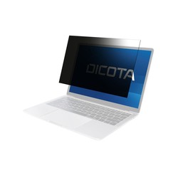 DICOTA - Filtr pro zvýšení soukromí k notebooku - bočně umístěný - čtyřcestné - odstranitelné - zasunutí/lepení - černá - pro