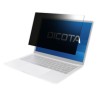 DICOTA - Filtr pro zvýšení soukromí k notebooku - bočně umístěný - čtyřcestné - odstranitelné - zasunutí/lepení - černá - pro