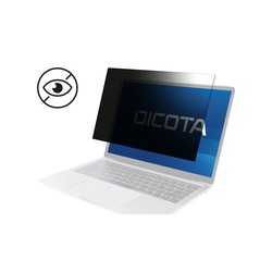 DICOTA - Filtr pro zvýšení soukromí k notebooku - bočně umístěný - čtyřcestné - odstranitelné - zasunutí/lepení - černá - pro