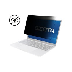 DICOTA - Filtr pro ochranu soukromí na tabletu PC - dvoucestné - odstranitelné - magnetické - černá - pro Dell XPS 13 9300