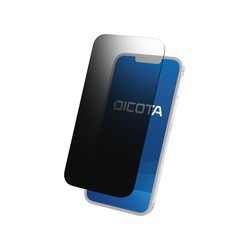 DICOTA - Filtr pro soukromí obrazovky pro mobilní telefon - čtyřcestné - odstranitelné - lepicí - černá - pro Apple iPhone 14