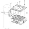 Cisco - Montážní sada pro bezdrátový přístupový bod (horizontální) - montáž na sloupek, montáž na stěnu - pro Catalyst 9124AXI
