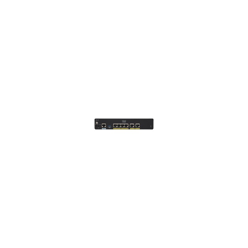 Cisco Integrated Services Router 927 - Směrovač - kabelový modem 4portový switch - 1GbE - porty WAN: 2 C9274P
