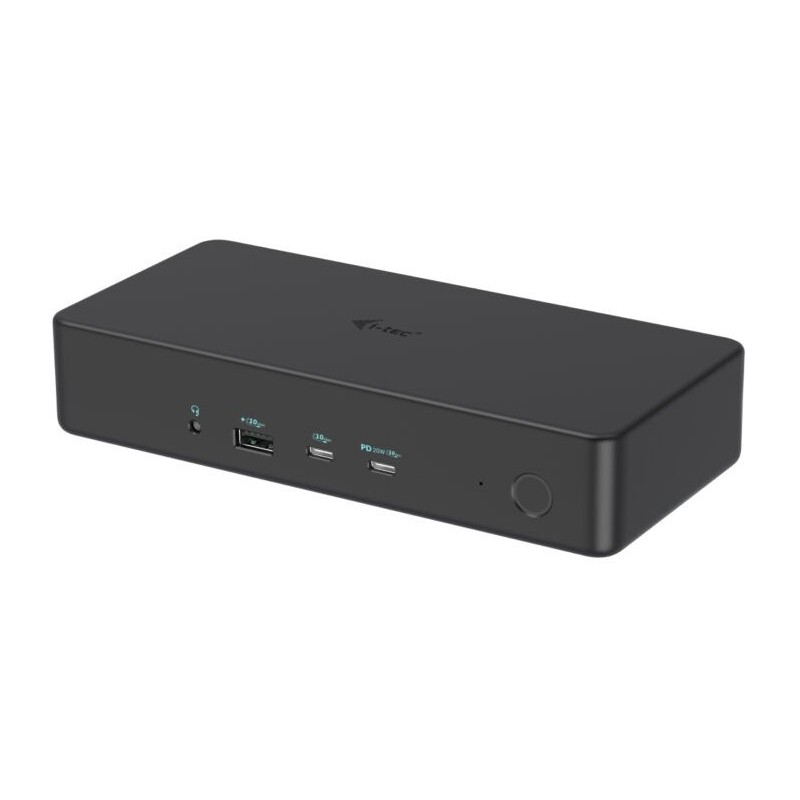 i-tec USB 3.0/USB-C/Thunderbolt 3 Professional Dual 4K Display Dock.st. Gen2, PD 100W