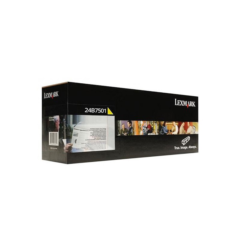 Lexmark originální toner 24B7501, yellow, 6000str.