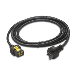 Power Cord, Locking C19 to Australia Plug, 3.0m