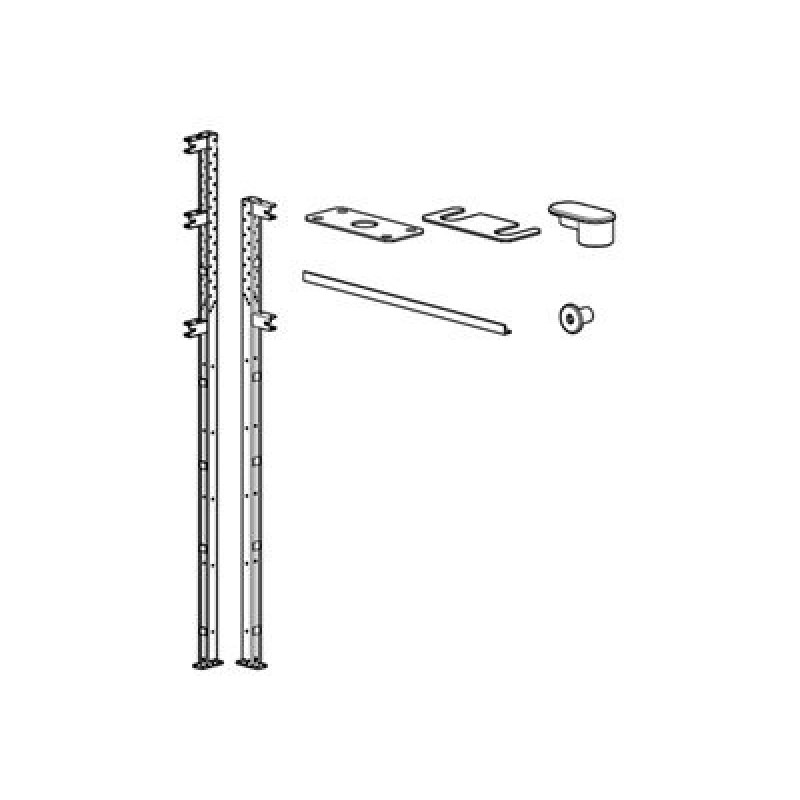 HyperPod Frame - Vertical Post (x2), Short Frame