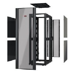 NetShelter SX 48U 750mm Wide x 1200mm Deep Enclosure Without Doors Black
