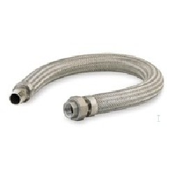 6ft (1.828m) Stainless Flex Pipe Kit 1 MPT to 1 , 6ft (1.828m) Stainless Flex Pipe Kit 1 MPT to 1 FPT Union