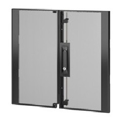 NetShelter SX 12U 600mm Wide Perforated Split Doors Black