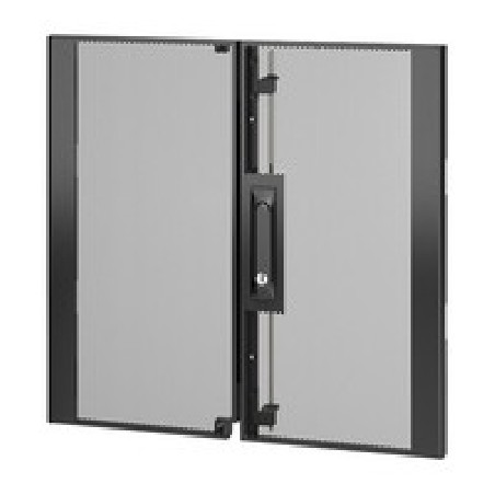 NetShelter SX 12U 600mm Wide Perforated Split Doors Black