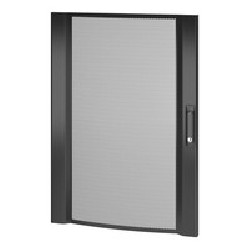 NetShelter SX 18U 600mm Wide Perforated Curved Door Black
