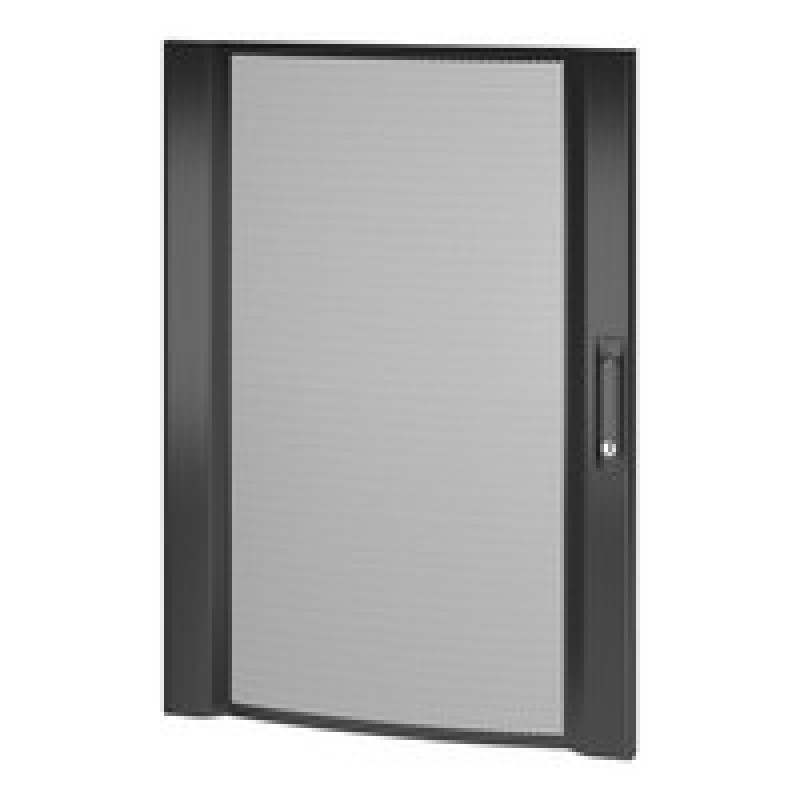 NetShelter SX 18U 600mm Wide Perforated Curved Door Black