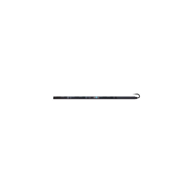 Rack PDU 2G, Metered, ZeroU, 22.0kW(32A), 230V, (30) C13 & (12) C19, Full Paint Red