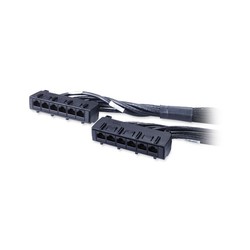 APC Data Distribution Cable, CAT6 UTP CMR 6XRJ-45 Black, 15FT (4.5M)