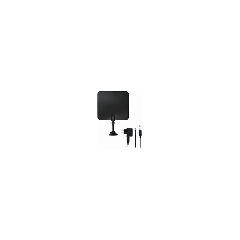 EVOLVEO Xany 2C LTE 230/5V, aktivní pokojová anténa FM/DAB+/DVB-T/T2, filtr LTE